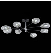 SLE155512-08 Светильник потолочный Черный, Хром/Дымчатый E14 8*40W GLOA