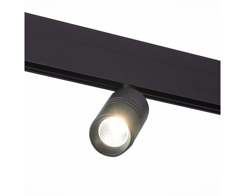 Магнитный трековый светильник Черный LED 1*7W 4000K 595Lm Ra>90 36° IP20 D44xH90 48V СКАЙЛАЙН 48V