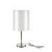 SLE107304-01 Прикроватная лампа Никель/Белый E14 1*40W NOIA