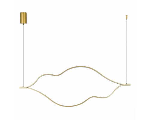 SL6106.203.65 Светильник подвесной ST-Luce Золотистый/Белый LED 1*65W 4000K CORTILE