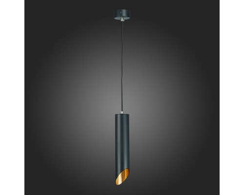 ST152.403.01 Светильник подвесной Черный GU10 1*50W  IP20 D60xH300 220V Без ламп Подвесные светильники