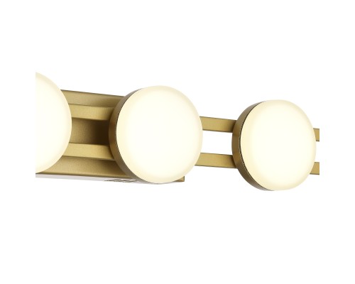 SL6610.201.06 Светильник настенный ST-Luce золотистый/белый LED 1*12W 4000K MONRO