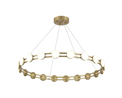 SL6610.203.20 Светильник подвесной ST-Luce золотистый/белый LED 1*40W 4000K MONRO