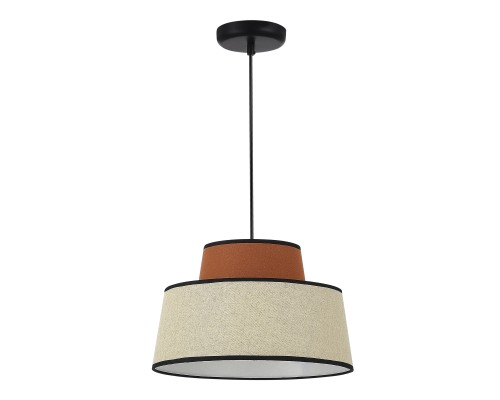 SL1354.423.01 Светильник подвесной ST-Luce Черный/Кирпичный,Бежевый, Черный E27 1*40W ДЖЕККИ