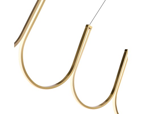 SL6202.213.01 Светильник подвесной ST-Luce Золотистый LED 1*68W 3000K HEIT