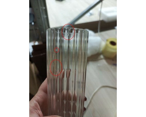 utsenka-SL6224.303.01 Светильник подвесной ST-Luce Латунь/Прозрачный LED 1*8W 4000K BAMBOO