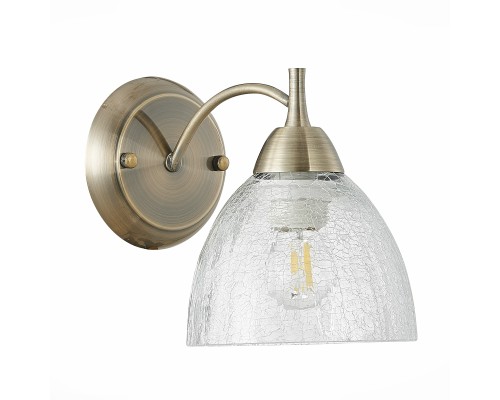 SLE104401-01 Светильник настенный Бронза/Прозрачный E27 1*60W