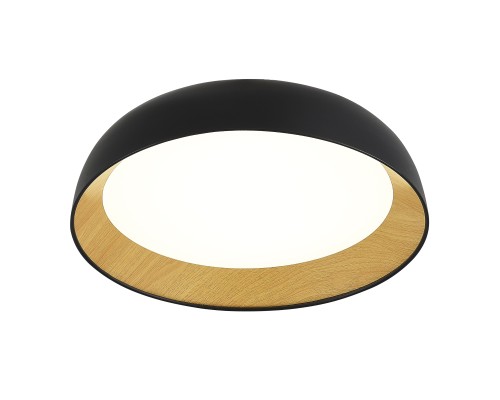 SLE1812-402-01 Светильник потолочный Черный, Древесный/белая LED 1*36W 4000K MUSE