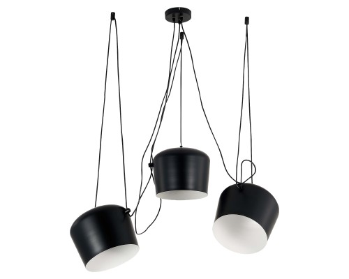 SLE120643-03.1 Светильник подвесной Черный/Черный E27 3*40W TRIESTE