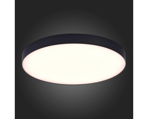 ST606.432.96 Светильник потолочный Черный LED 1*96W 3000K 8 640Lm Ra>85 120° IP20 D600xH55 185-265V Накладные светильники