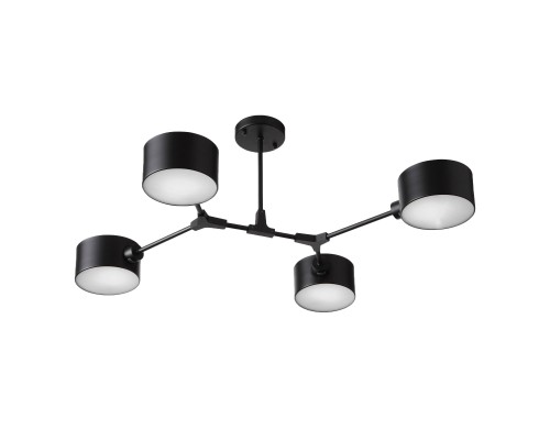 SLE183402-04 Светильник потолочный Черный/Черный E14 4*60W GIMENTO