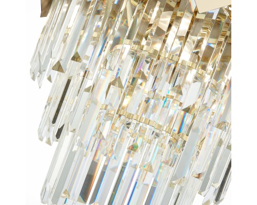 SL1232.203.06 Светильник подвесной ST-Luce Золотистый/Прозрачный, Золотистый E14 6*60W CASERTA