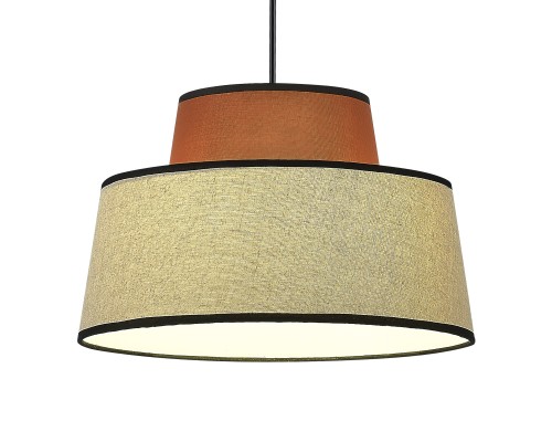 SL1354.423.01 Светильник подвесной ST-Luce Черный/Кирпичный,Бежевый, Черный E27 1*40W ДЖЕККИ