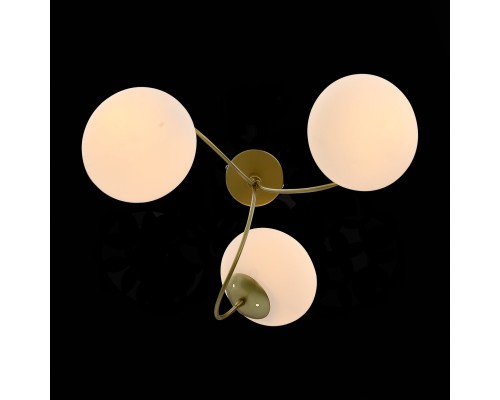 SL717.202.03 Светильник потолочный Золото/Белый E27 3*40W ACINI