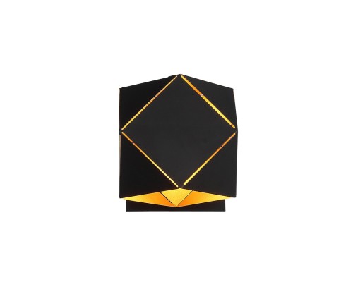 SL258.401.01 Бра ST-Luce Черный/Черный, Золото E14 1*40W ЭНИГМА