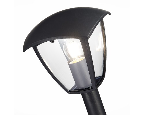 SL081.405.01 Светильник уличный наземный ST-Luce Черный/Черный, Прозрачный E27 1*40W SIVINO