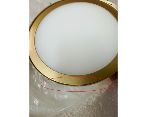 utsenka-SL6508.203.01 Светильник подвесной ST-Luce Матово Золотистый/Белый LED 1*60W 4000K RIO