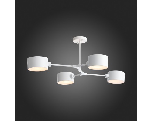 SLE183502-04 Светильник потолочный Белый/Белый E14 4*60W GIMENTO