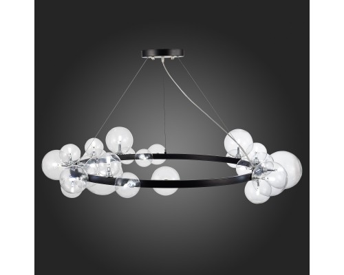 SL1165.403.24 Светильник подвесной ST-Luce Черный/Прозрачный G4 24*5W NECTON