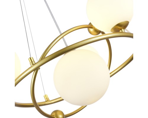 SLE2210-203-04 Светильник подвесной Золотой/Белый G9 LED 4*5W ARTU