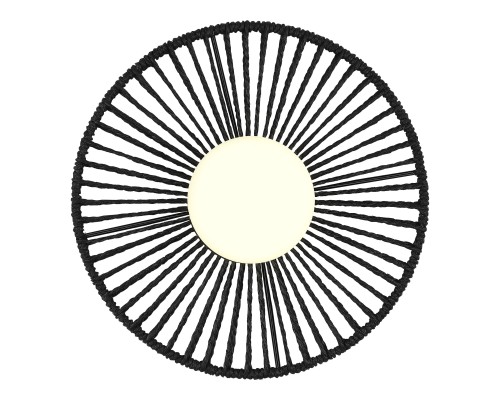 SLE6022-401-01 Светильник настенный черный/черный, белый G9 LED 1*5W ЛУНА
