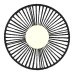 SLE6022-401-01 Светильник настенный черный/черный, белый G9 LED 1*5W ЛУНА