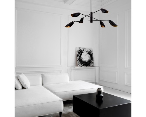 SLE1254-403-04 Светильник подвесной Черный/Черный E14 4*60W ALTON