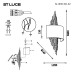SL1638.301.01 Светильник настенный ST-Luce латунь / серый E14 1*42W GLORIA