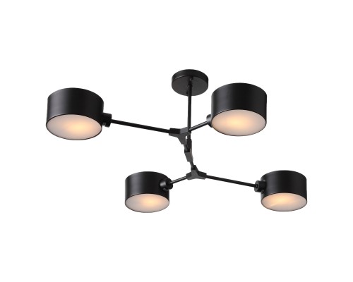 SLE183402-04 Светильник потолочный Черный/Черный E14 4*60W GIMENTO