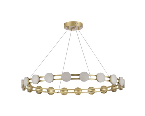 SL6610.203.20 Светильник подвесной ST-Luce золотистый/белый LED 1*40W 4000K MONRO