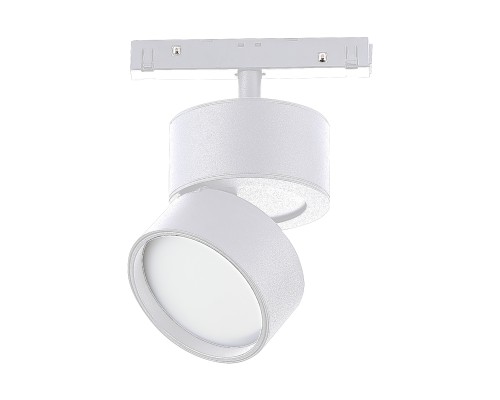 Магнитный трековый светильник Белый LED 1*9W 4000K 700Lm Ra>90 120° IP20 D85xH126 48V СКАЙЛАЙН 48V