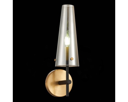 SL1209.301.01 Бра ST-Luce Бронза,Черный/Дымчатый E14 1*40W MORAVE