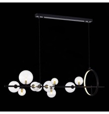 SL1165.423.15 Светильник подвесной ST-Luce Черный/Прозрачный G4 10+1*5W 4000K NECTON