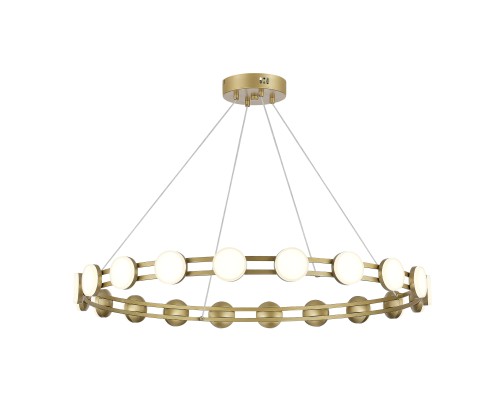 SL6610.203.20 Светильник подвесной ST-Luce золотистый/белый LED 1*40W 4000K MONRO