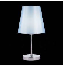 SLE105614-01 Прикроватная лампа Хром/Светло-голубой E14 1*40W PERAMONE