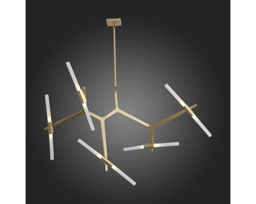 SL947.202.10 Люстра потолочная ST-Luce Золотистый/Белый G9 10*5W LACONICITA