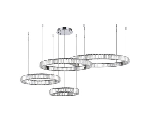 SL1622.103.04 Люстра подвесная ST-Luce Хром/Прозрачный LED 1*190W 4000K ТИВОЛИ