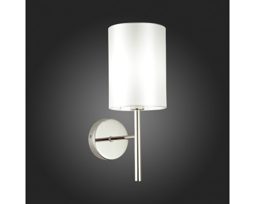 SLE107301-01 Светильник настенный Никель/Белый E14 1*40W NOIA