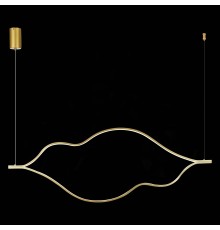 SL6106.203.65 Светильник подвесной ST-Luce Золотистый/Белый LED 1*65W 4000K CORTILE