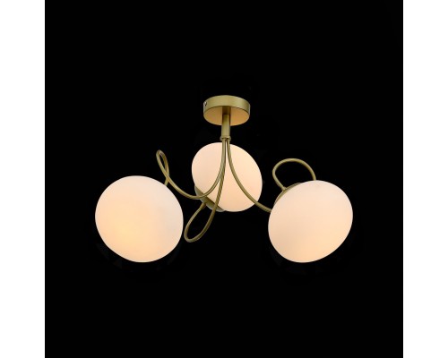 SL717.202.03 Светильник потолочный Золото/Белый E27 3*40W ACINI