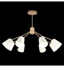 SLE155902-08 Светильник потолочный Золотистый/Белый E14 8*40W MARIO