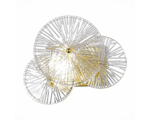 SL1657.201.01 Бра ST-Luce Золотистый/Прозрачный E14 1*40W FLERO