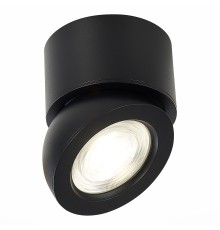 ST654.432.10 Светильник потолочный Черный LED 1*10W 3000K 850Lm Ra>90 38° IP20 D95xH96 180-240V ST654