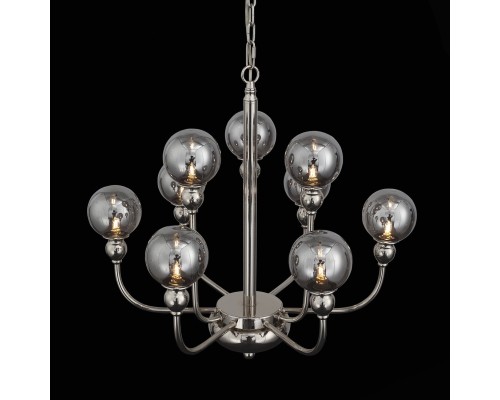 SL552.103.09 Люстра подвесная ST-Luce Никель/Дымчатый G9 9*5W FUNHI