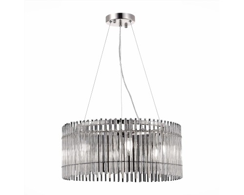 SL1656.113.06 Люстра подвесная ST-Luce Никель/Прозрачный E14 6*40W ЭПИКА