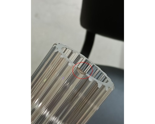 utsenka-SL6224.411.01 Светильник настенный ST-Luce Черный/Прозрачный LED 1*20W 4000K BAMBOO