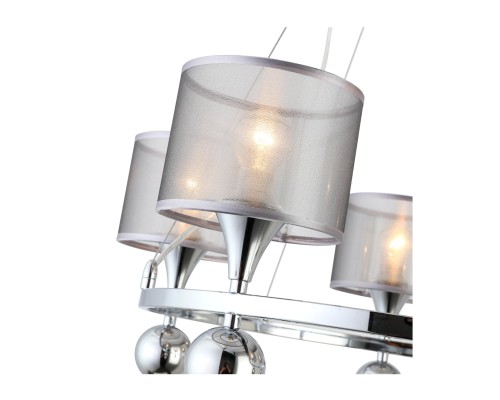 SLE107103-05 Светильник подвесной Хром/Серебристый E14 5*40W PAZIONE