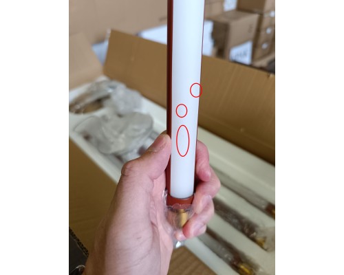 utsenka-SL6225.303.04 Светильник подвесной ST-Luce Латунь/Терракотовый, Белый LED 4*6W 3000K BRICK