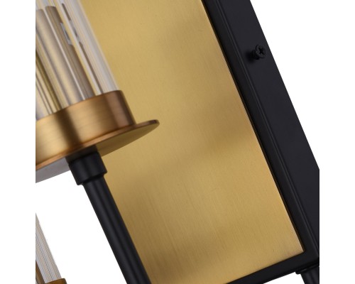 SL336.301.02 Бра ST-Luce Коричневый, Бронза/Прозрачный E14 2*60W DELAVERA