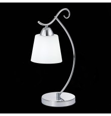 SLE103904-01 Прикроватная лампа Хром/Белый E27 1*60W LIADA